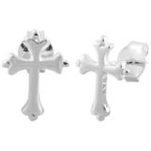 Jewelry - Sterling Silver Cross Earrings. New! Jewelry - Sterling Silver Cross Earrings. New!